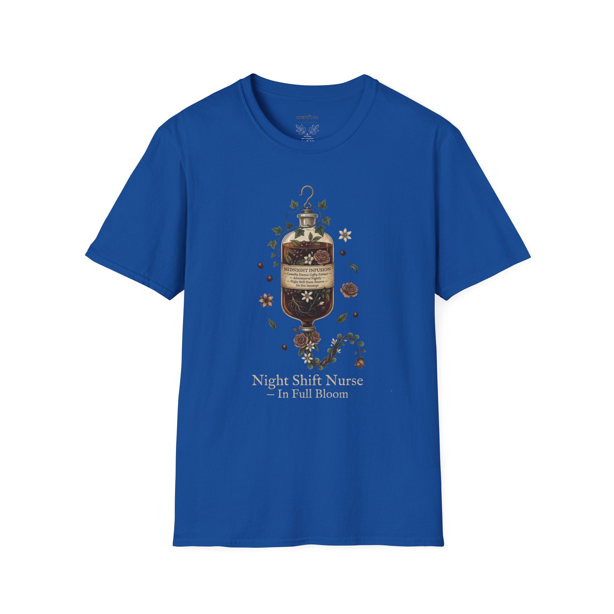 T-shirt Infirmière de Nuit Café en IV