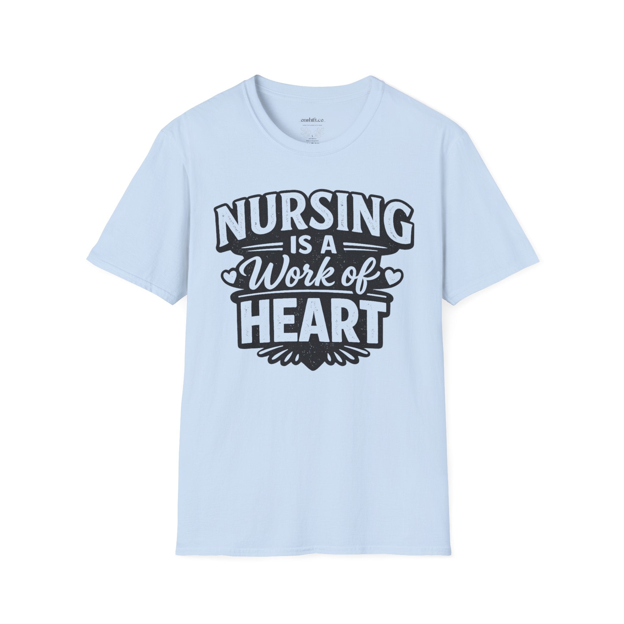 T-shirt « Les soins infirmiers : une vocation de cœur »