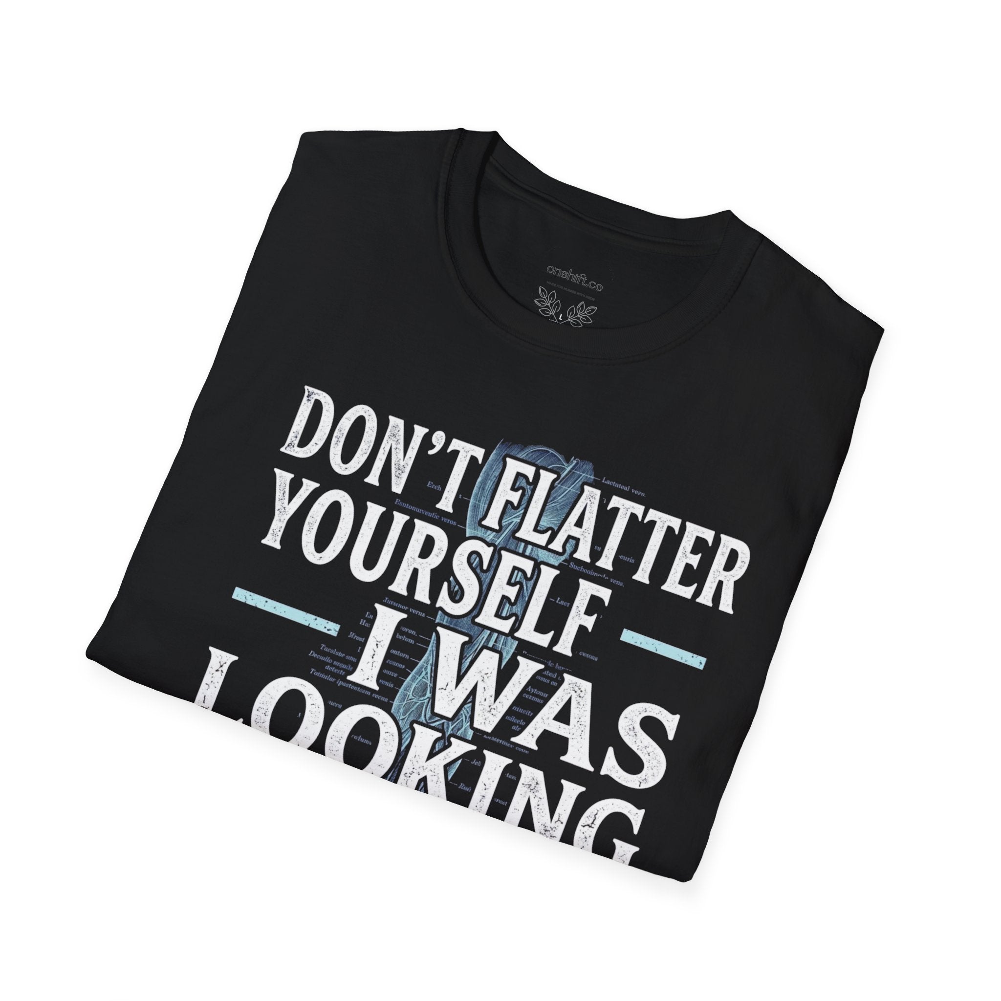 T-shirt "Ne vous flattez pas, je regardais vos veines"