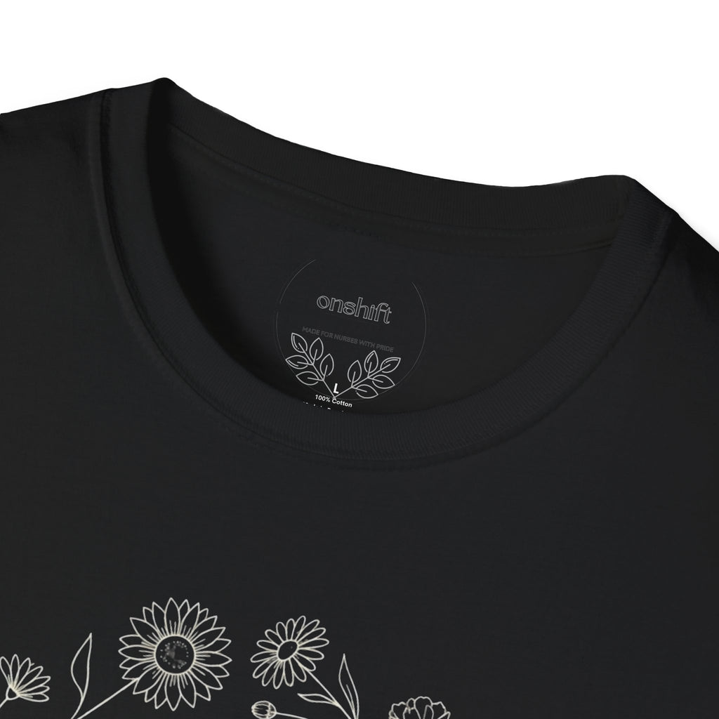 ER Nurse Floral T-Shirt