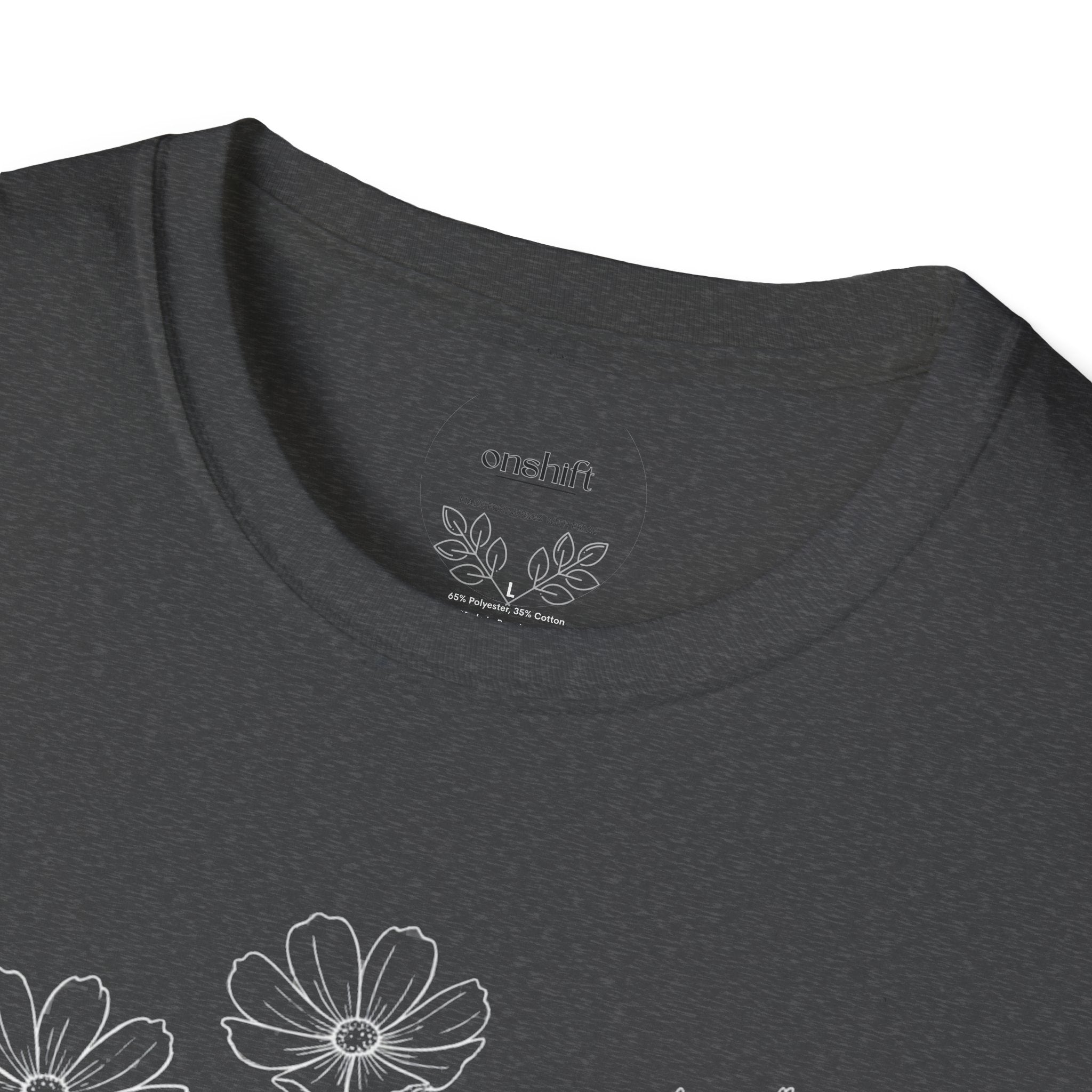 T-shirt Floral Infirmière RR