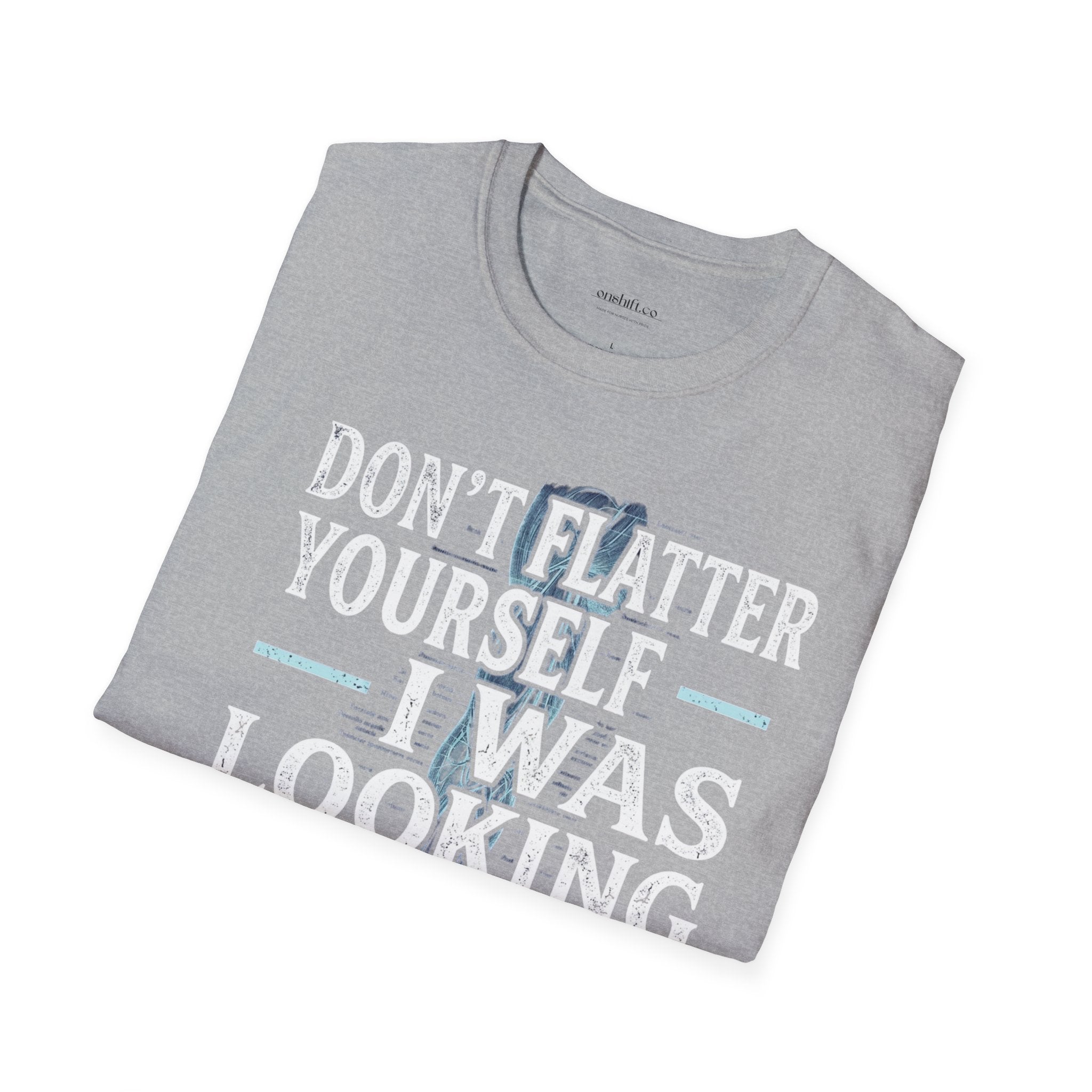 T-shirt "Ne vous flattez pas, je regardais vos veines"