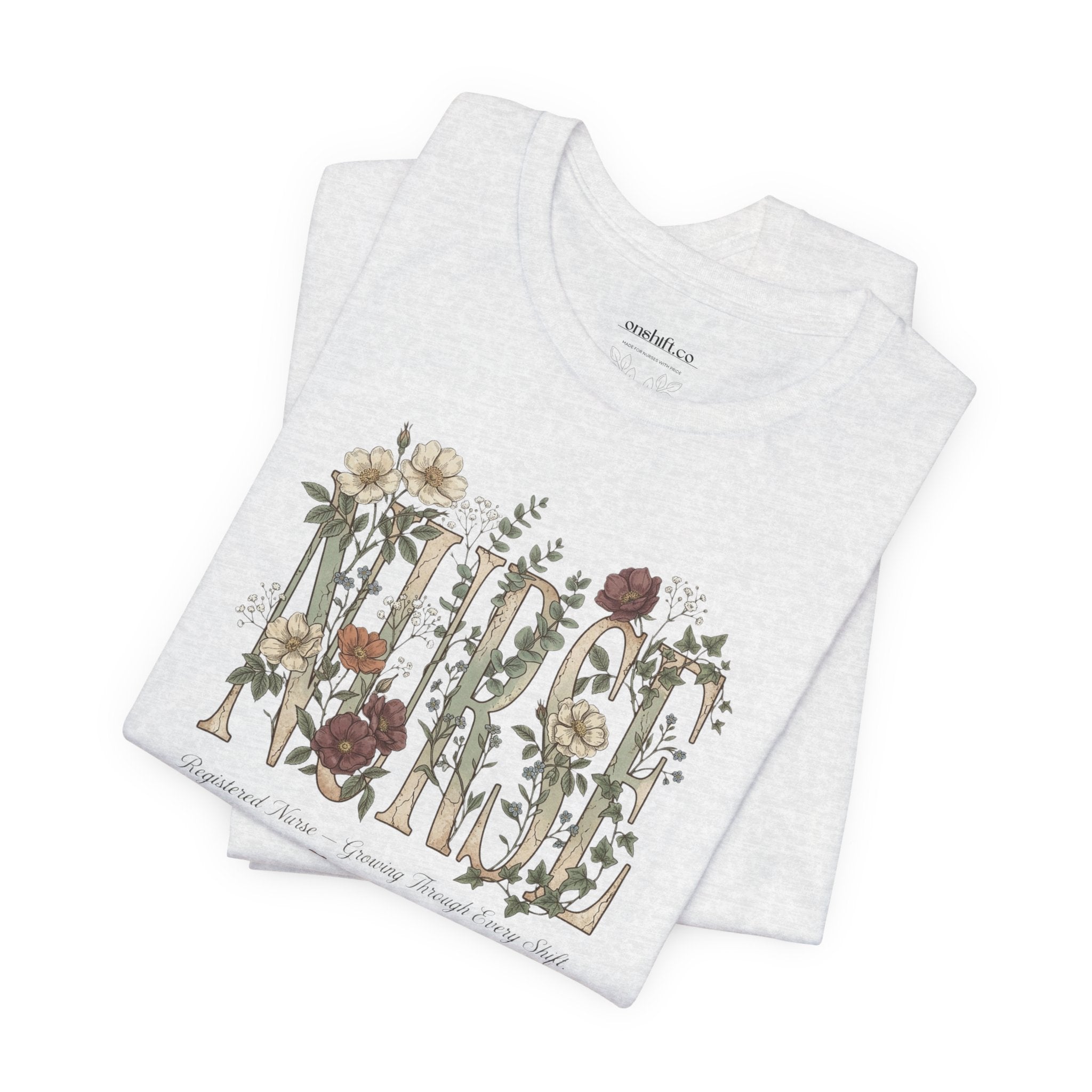 T-shirt infirmier(ère) floral