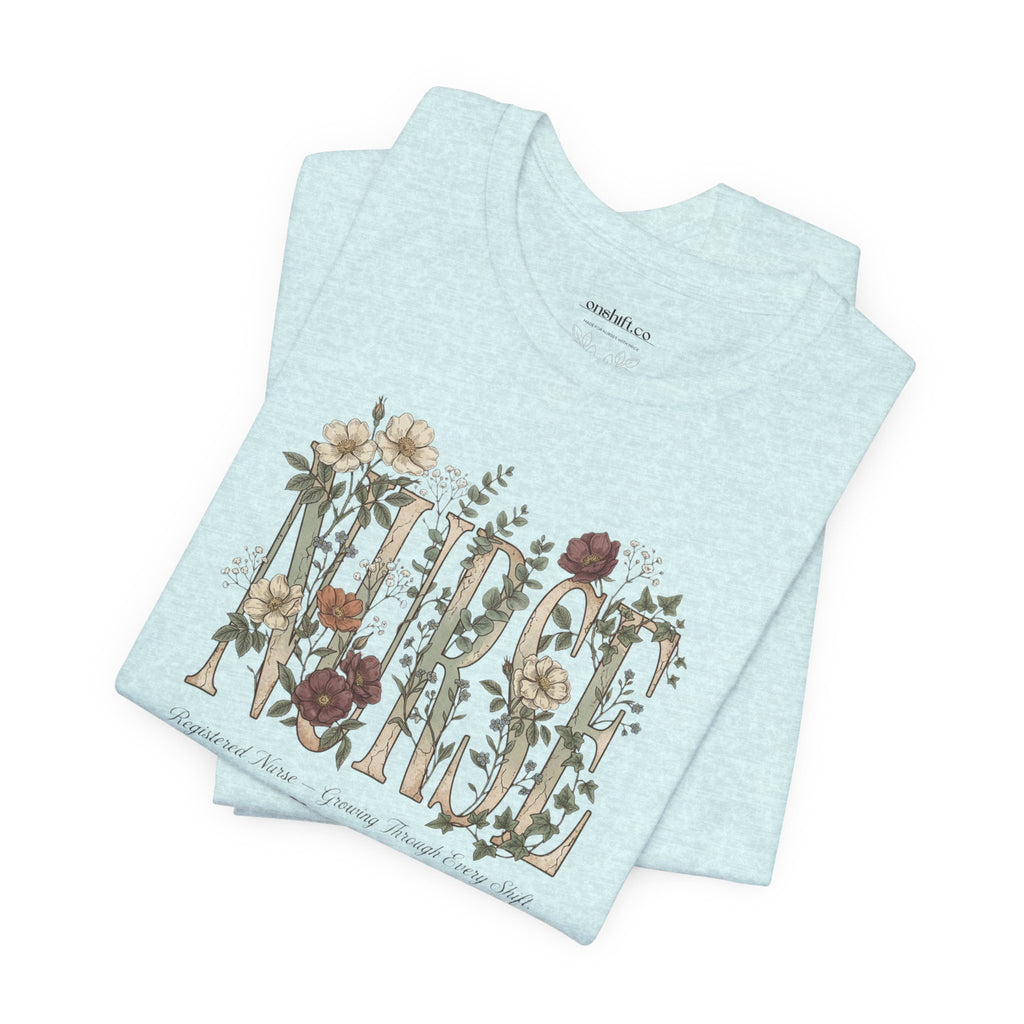 Registered Nurse Floral T-shirt