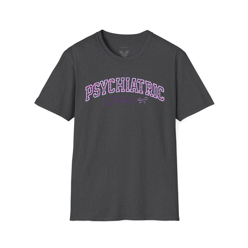 Psychiatric Nurse T-Shirt — Cute Vintage Lettering