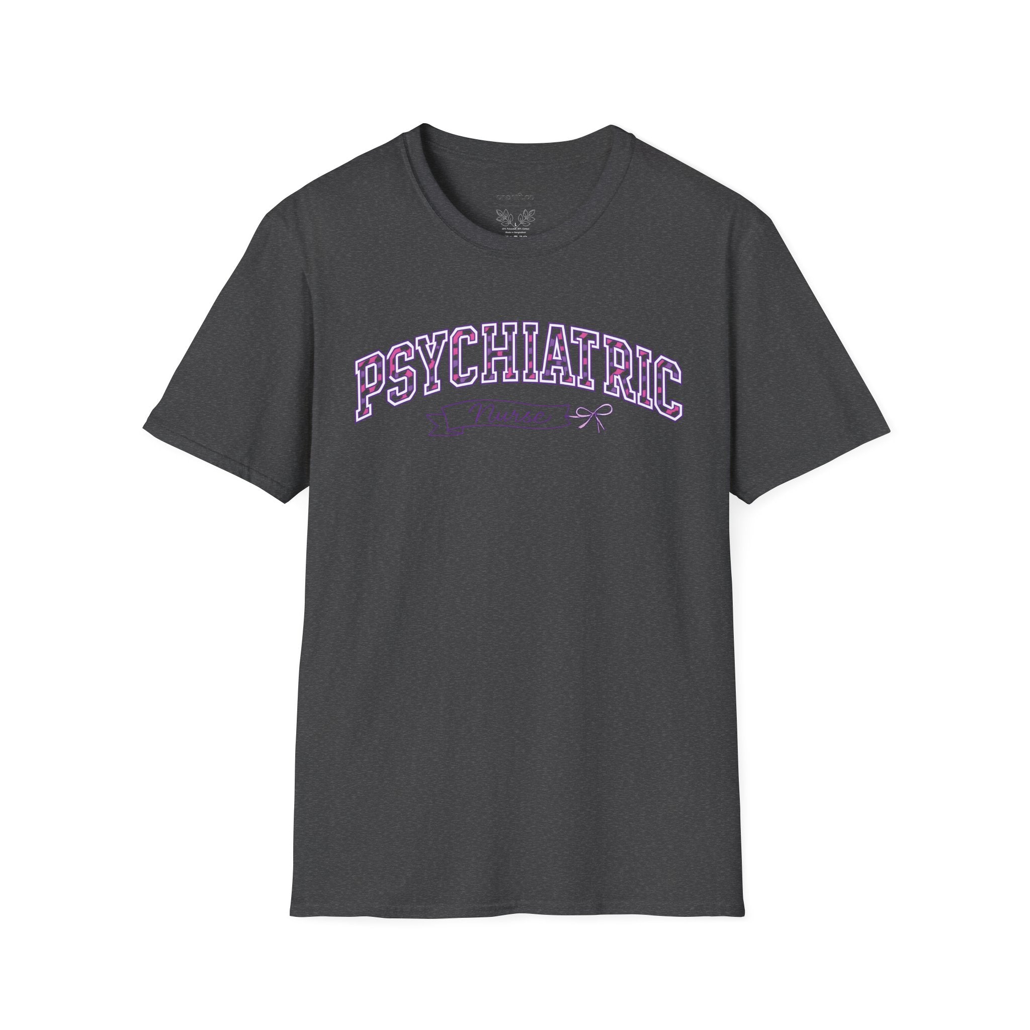 Psychiatric Nurse T-Shirt — Cute Vintage Lettering