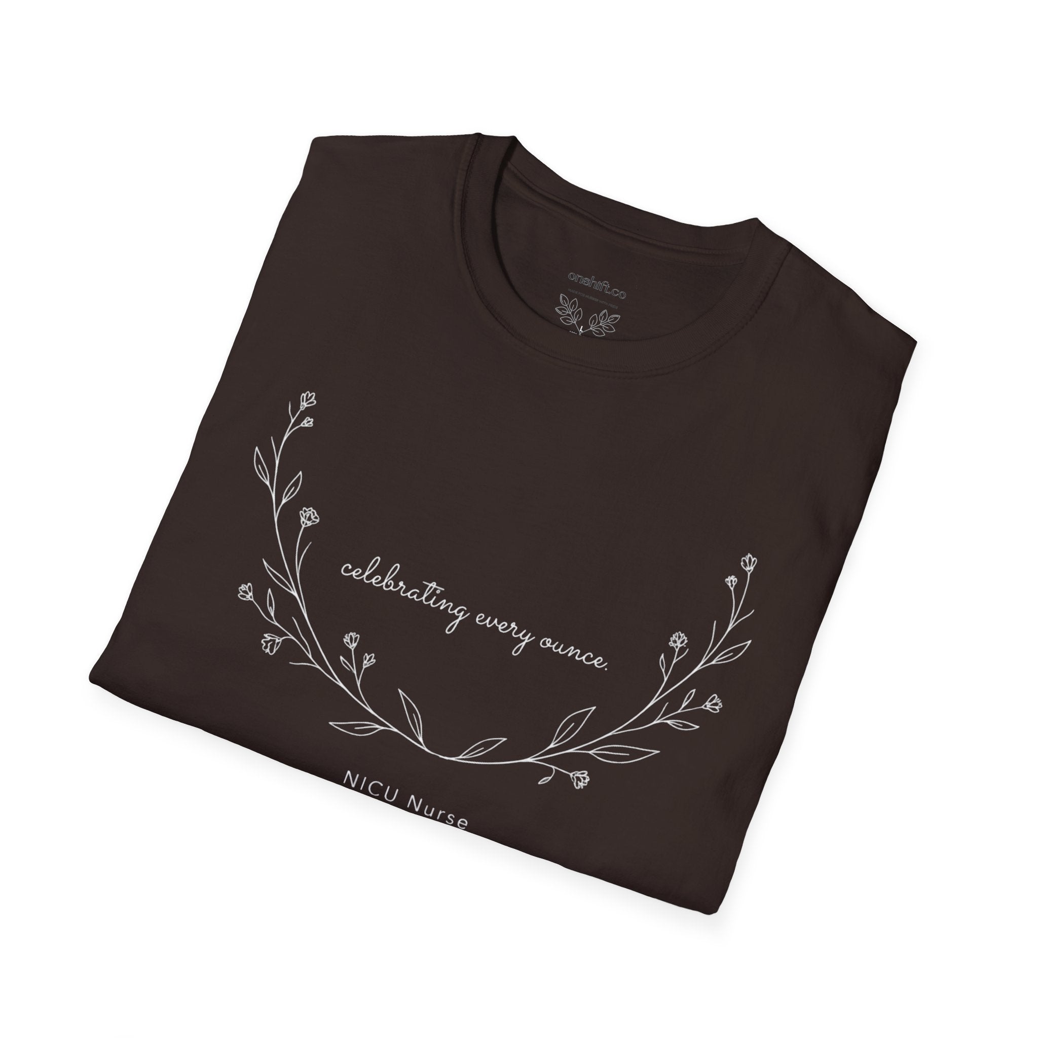 T-shirt NICU "Célébrons chaque gramme"