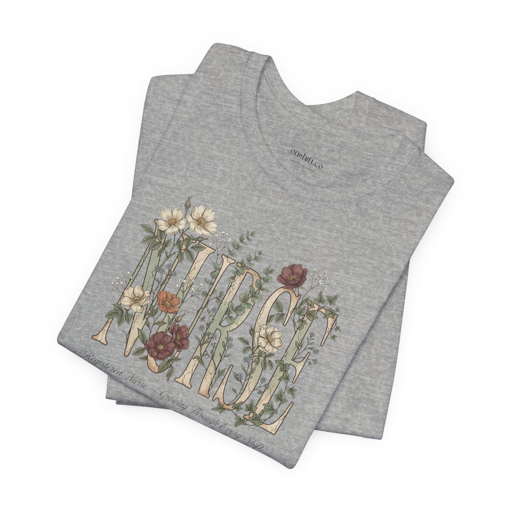 Registered Nurse Floral T-shirt