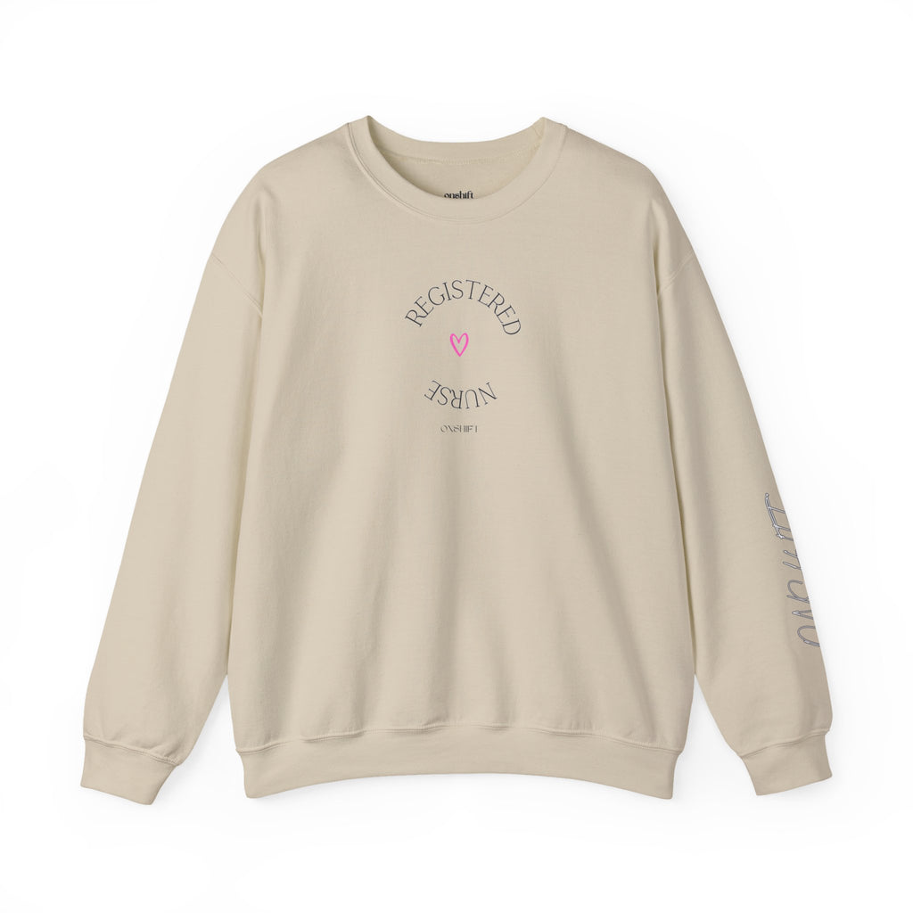 Registered nurse long sleeve sweatshirt