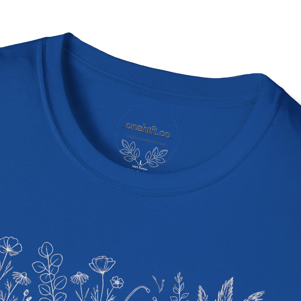 Cardiac Nurse Floral T-Shirt