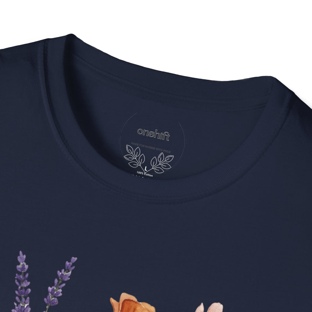 ER Nurse Floral T-Shirt