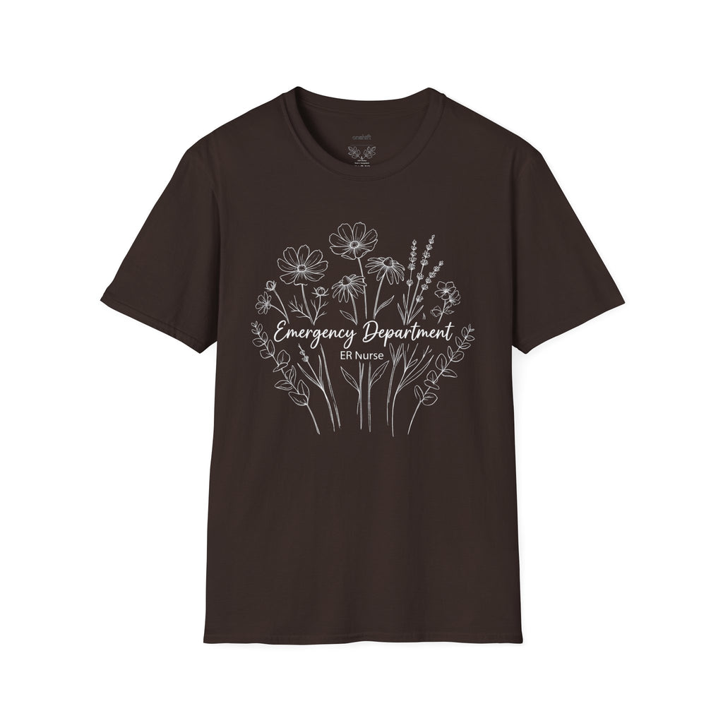 ER Nurse Floral T-Shirt
