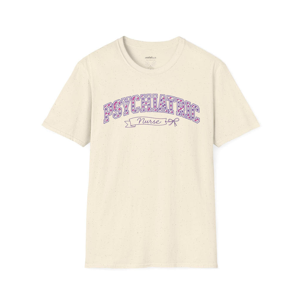 Psychiatric Nurse T-Shirt — Cute Vintage Lettering