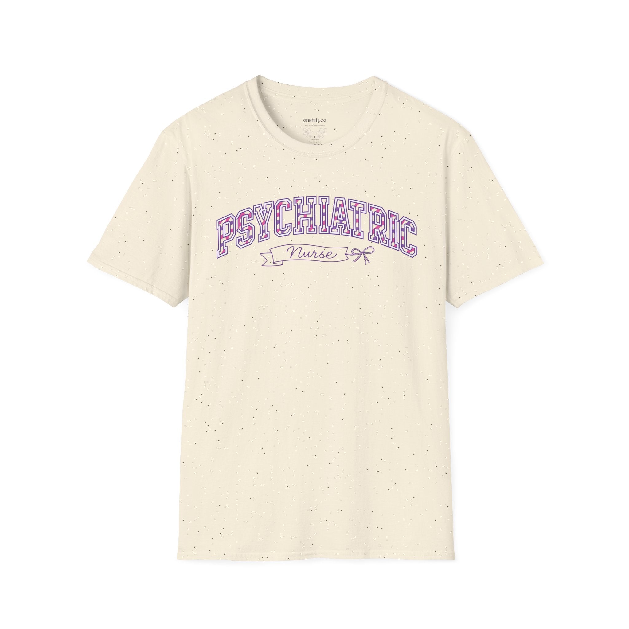 Psychiatric Nurse T-Shirt — Cute Vintage Lettering