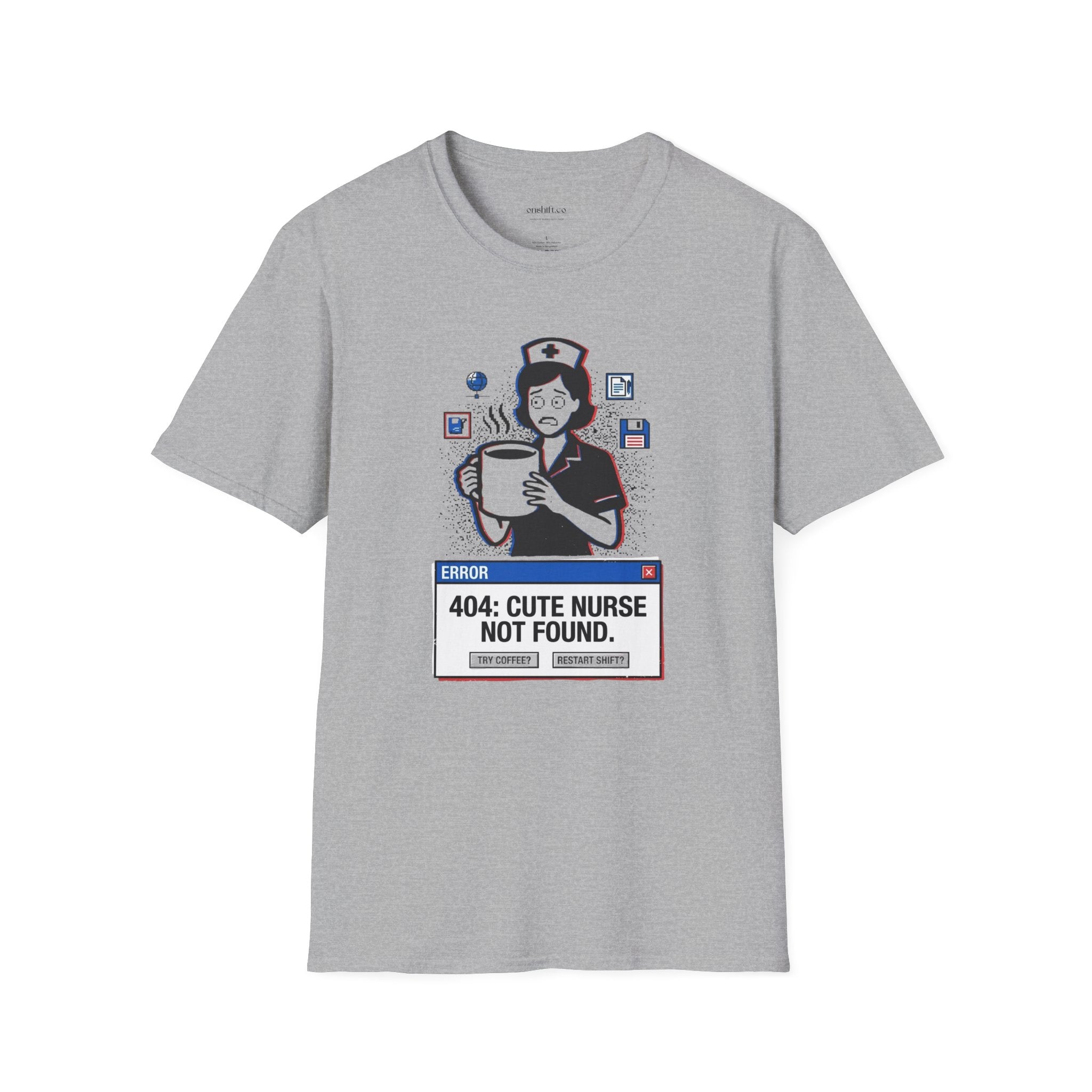 T-shirt « Infirmière mignonne introuvable »