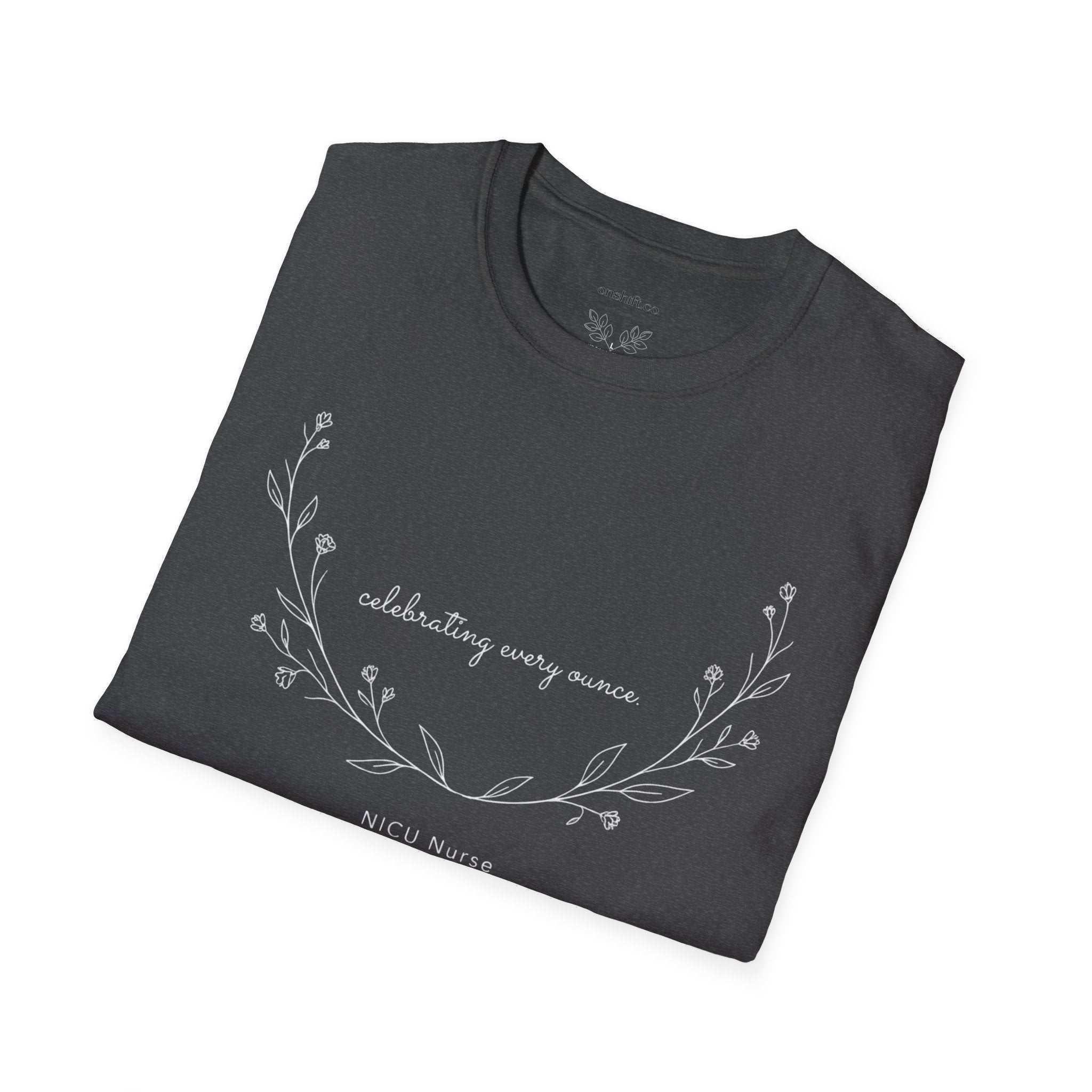 T-shirt NICU "Célébrons chaque gramme"