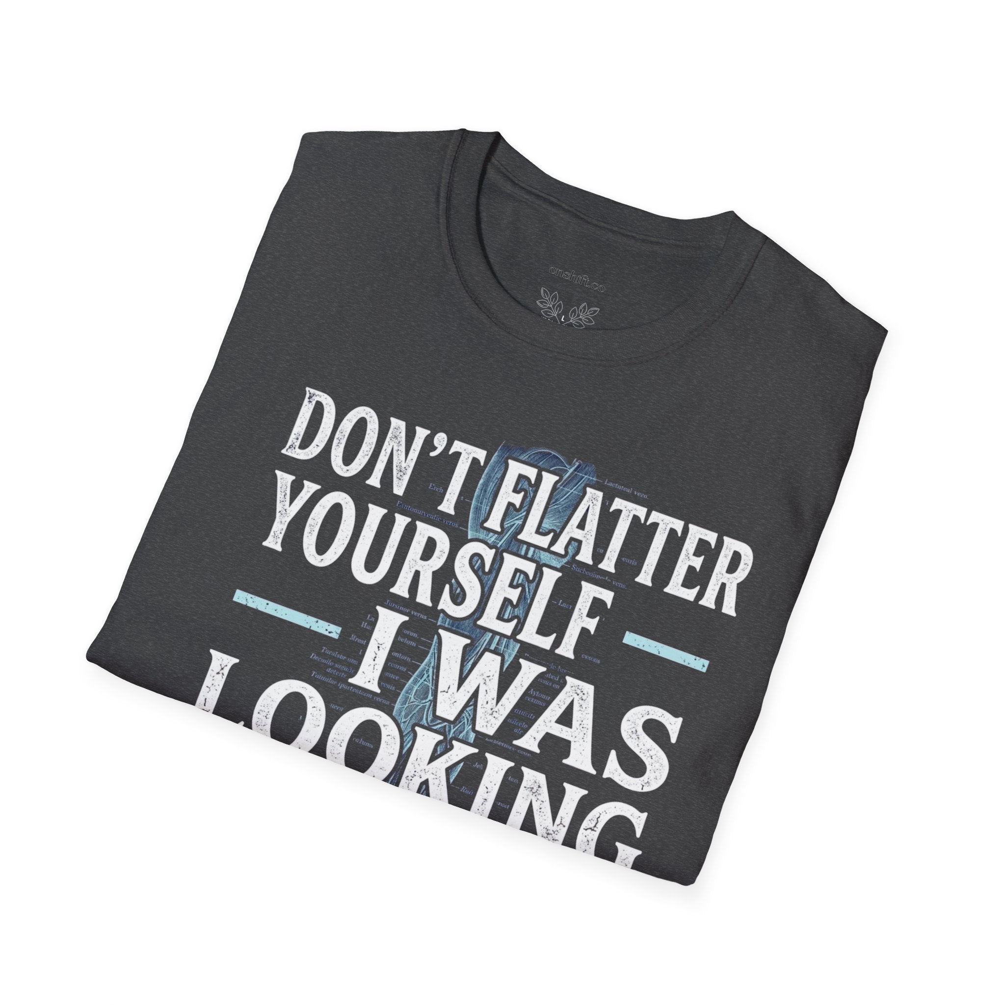 T-shirt "Ne vous flattez pas, je regardais vos veines"