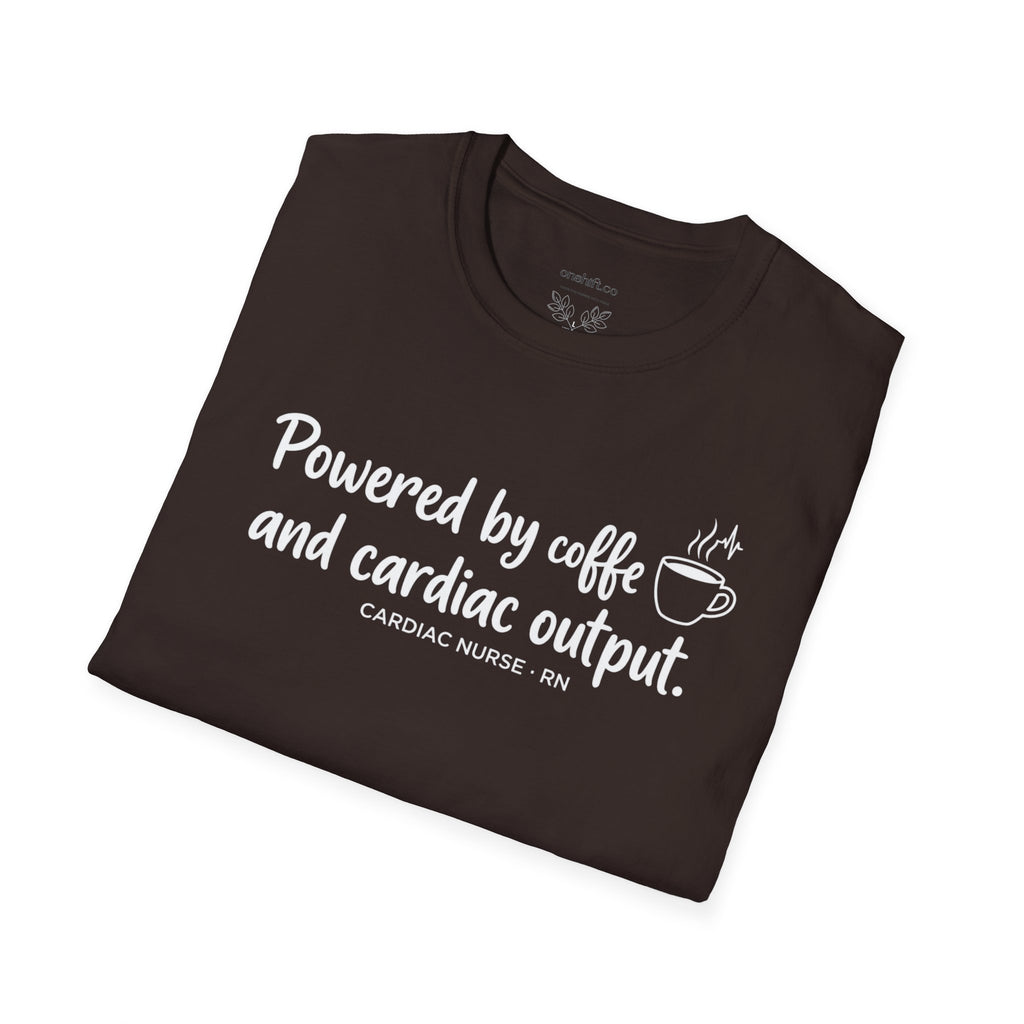 Powered By Coffee And Cardiac Output T-Shirt