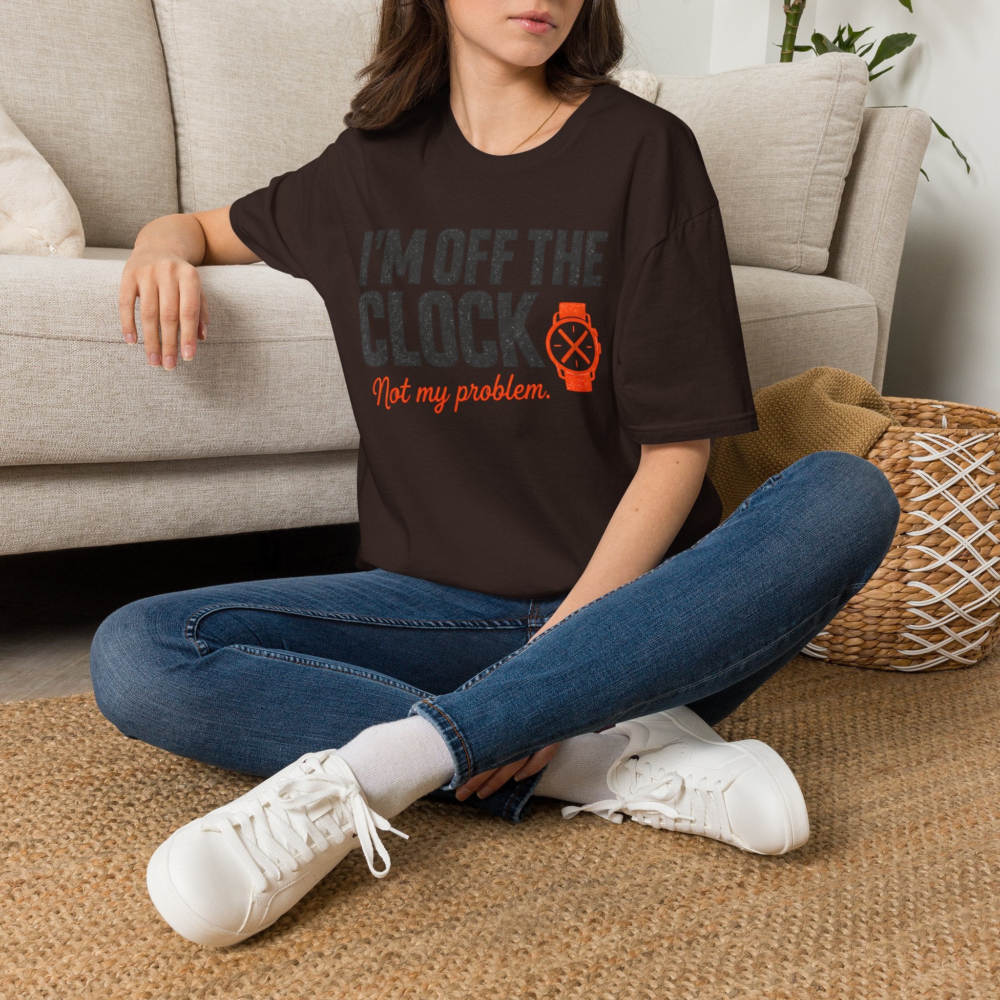I'm Off The Clock Nurse T-Shirt — Funny Casual Graphic Tee