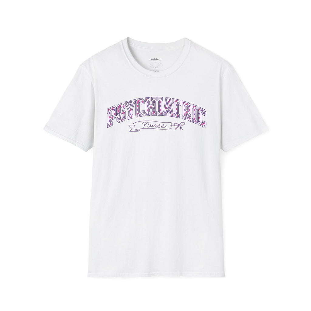 Psychiatric Nurse T-Shirt — Cute Vintage Lettering