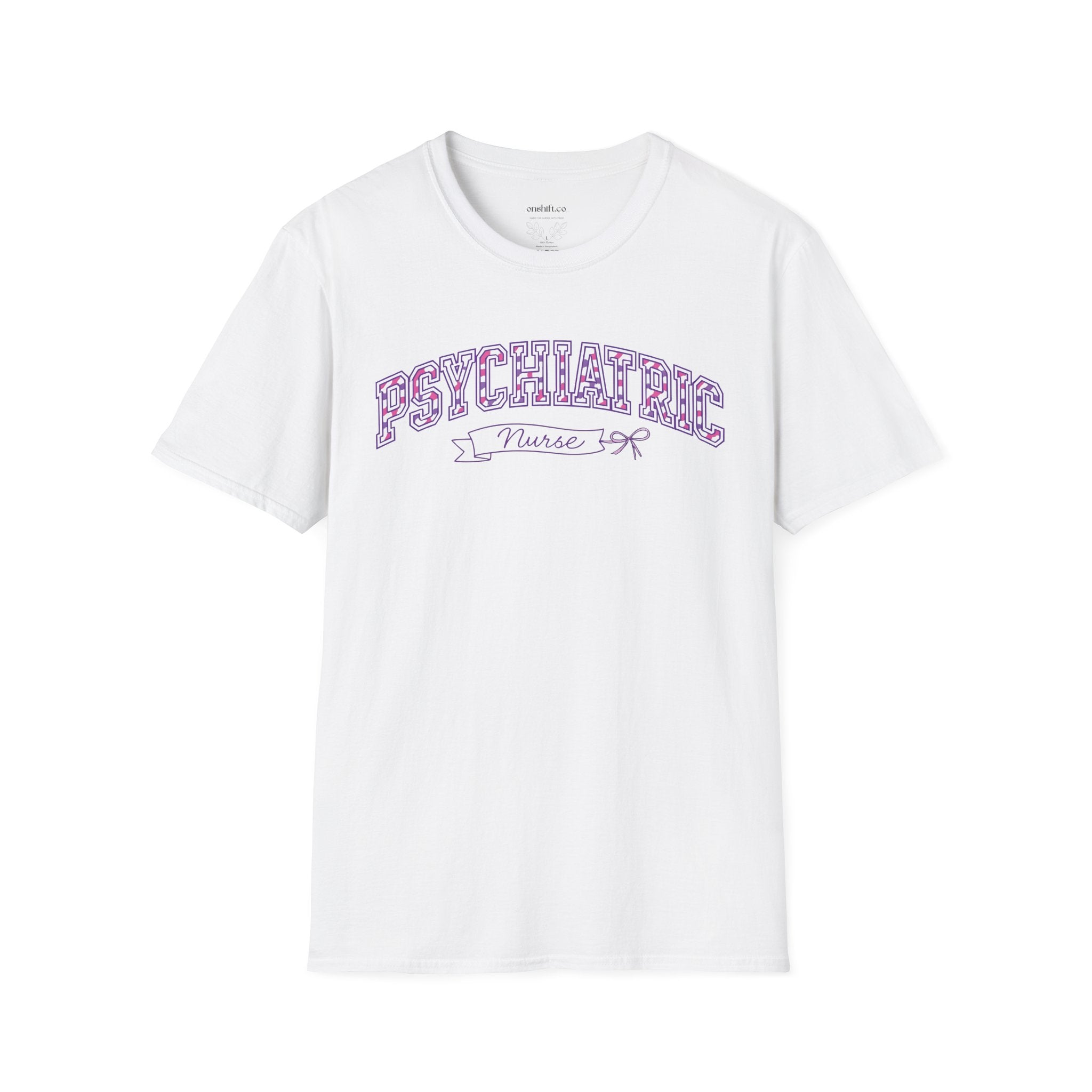Psychiatric Nurse T-Shirt — Cute Vintage Lettering