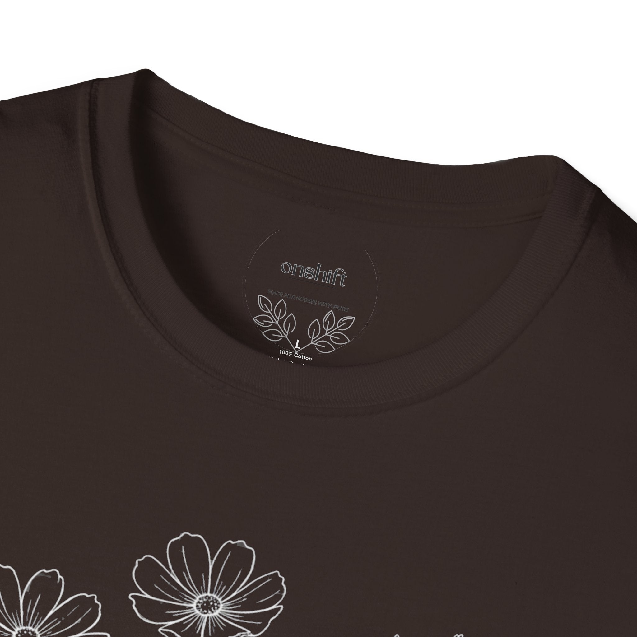 T-shirt Floral Infirmière RR