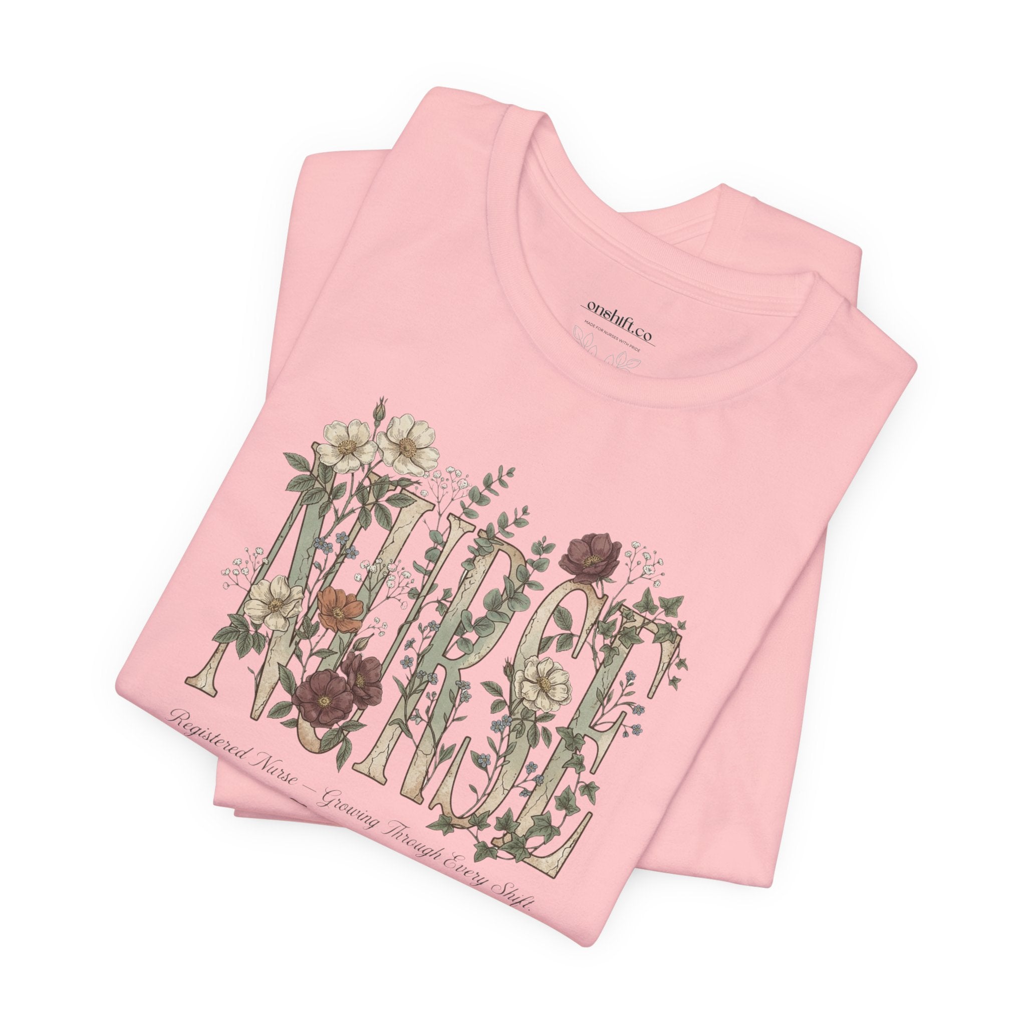 T-shirt infirmier(ère) floral