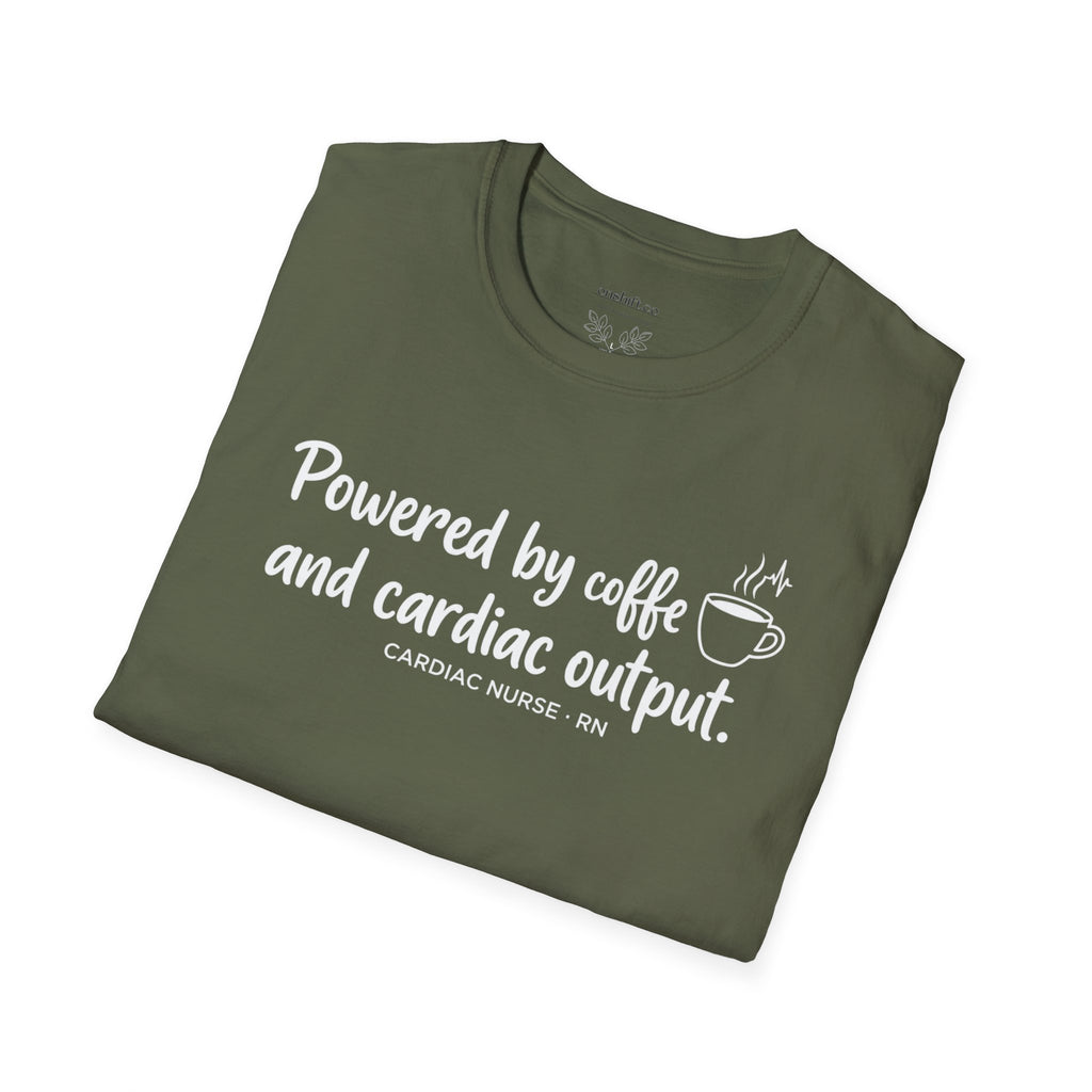 Powered By Coffee And Cardiac Output T-Shirt