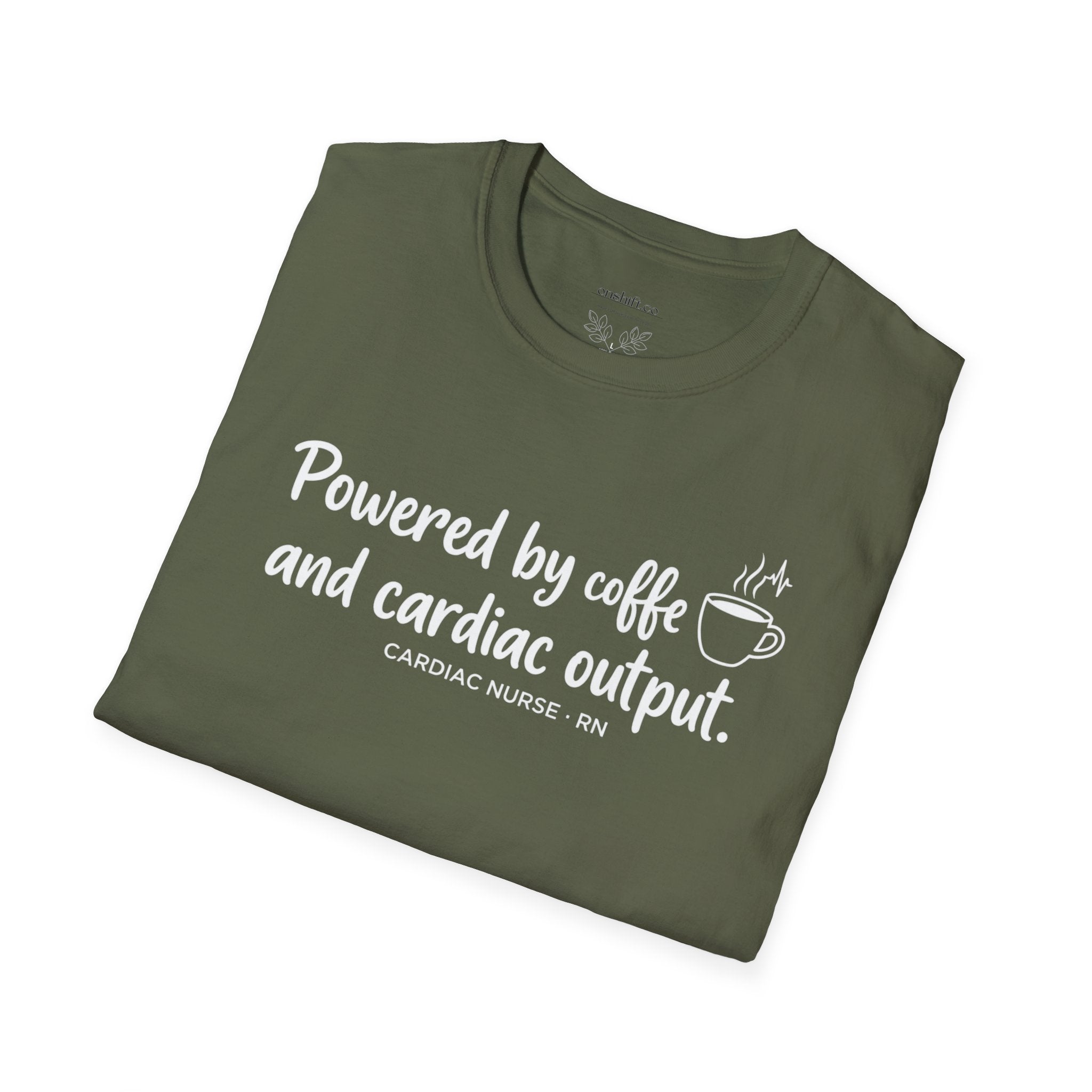 Powered By Coffee And Cardiac Output T-Shirt