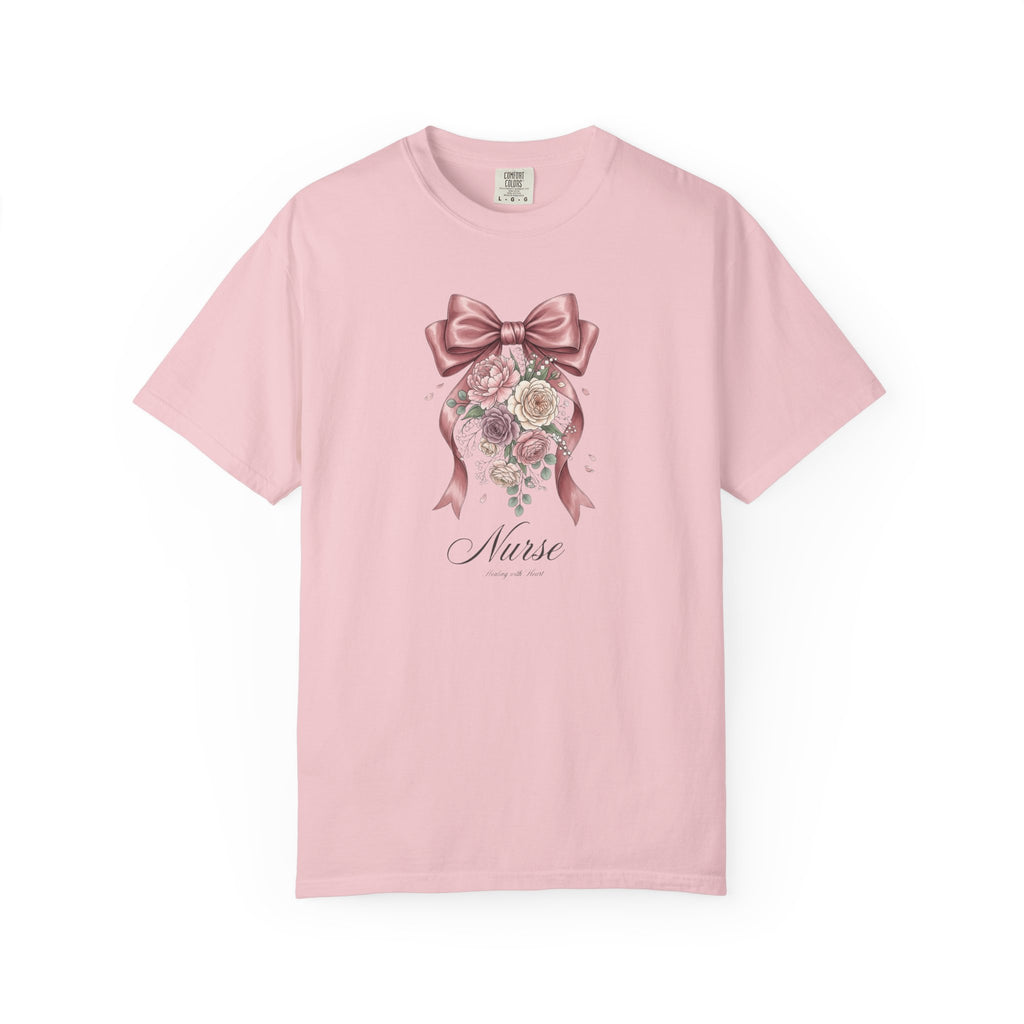 Nurse floral design T-shirt