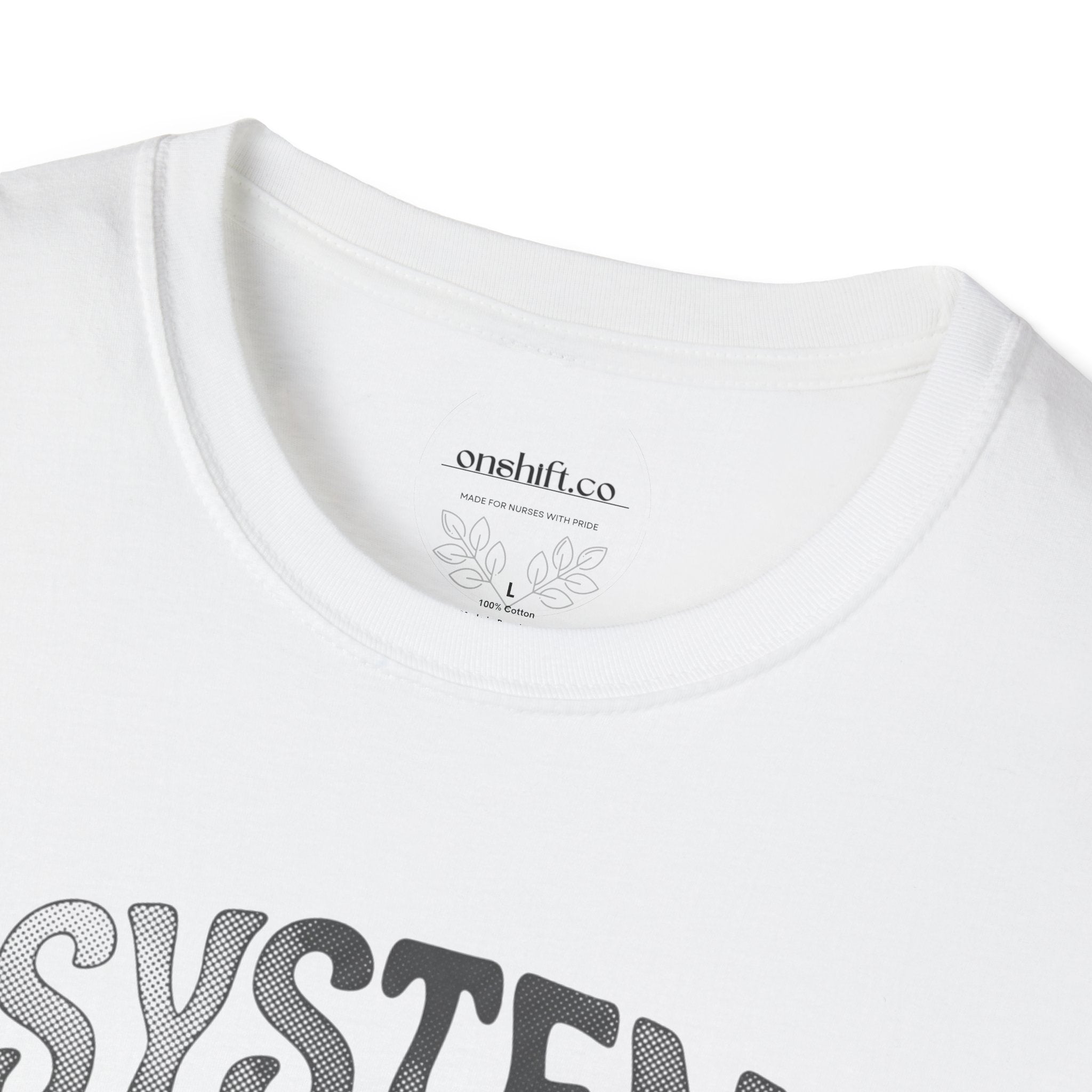 T-shirt Surcharge du système