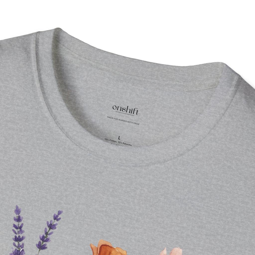 ER Nurse Floral T-Shirt