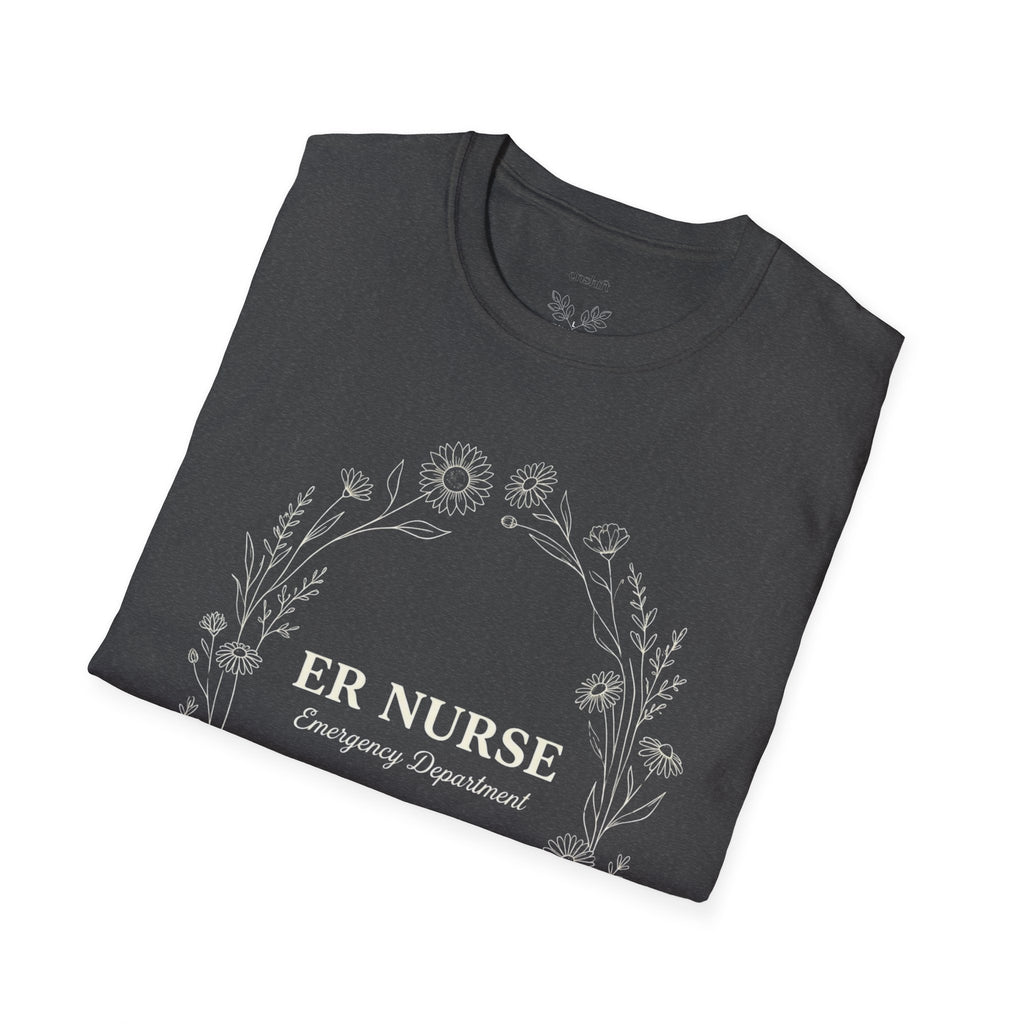 ER Nurse Floral T-Shirt