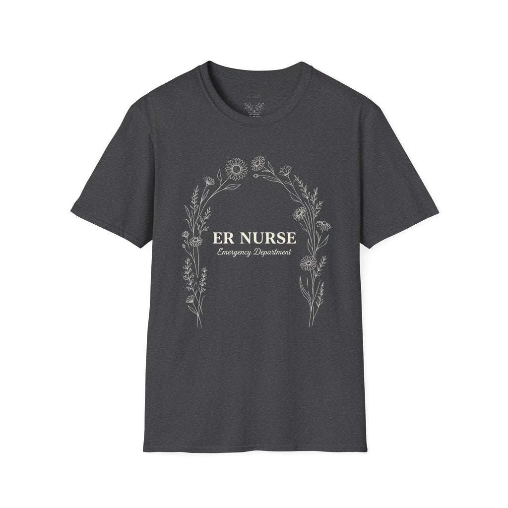 ER Nurse Floral T-Shirt