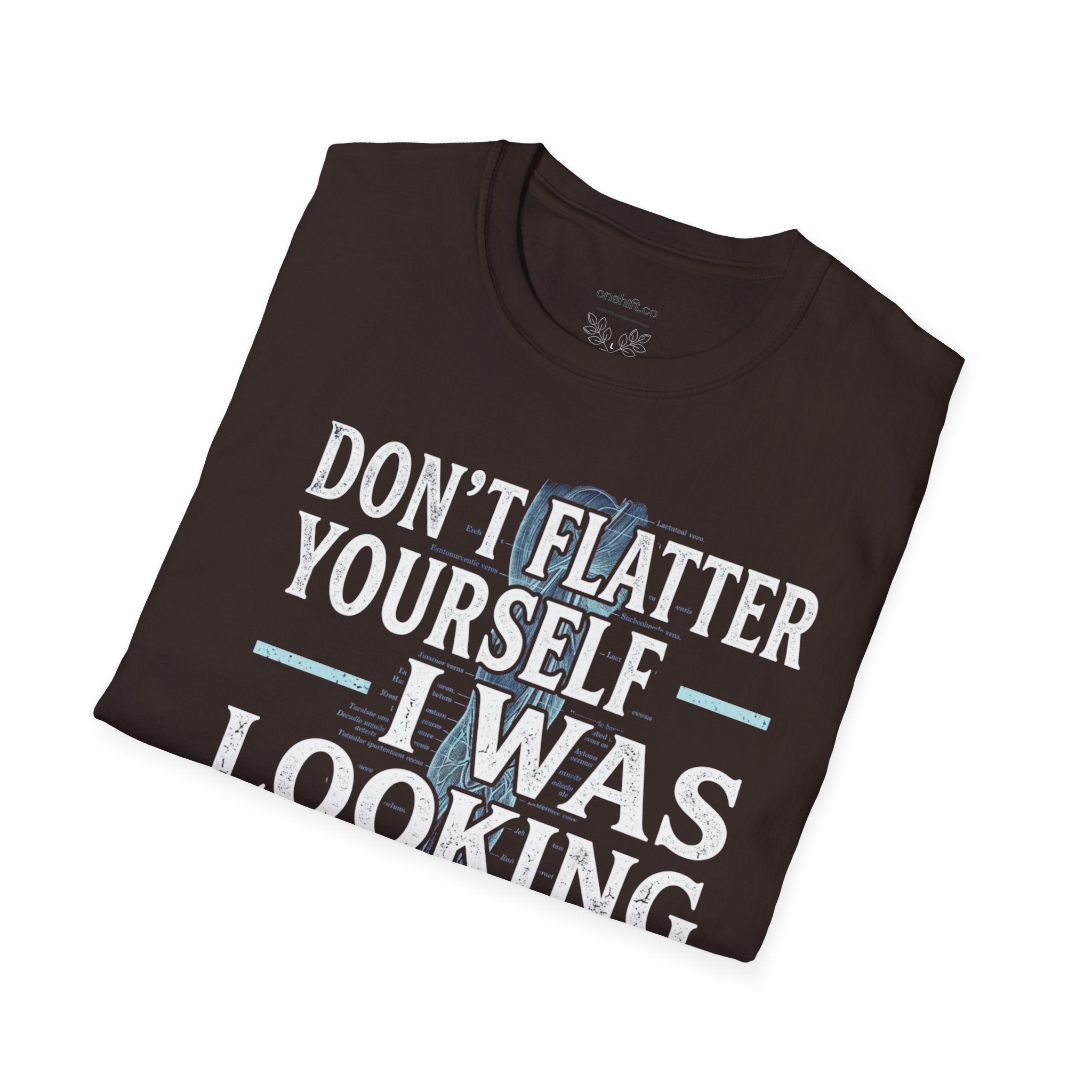 T-shirt "Ne vous flattez pas, je regardais vos veines"