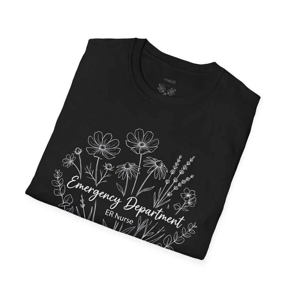 ER Nurse Floral T-Shirt