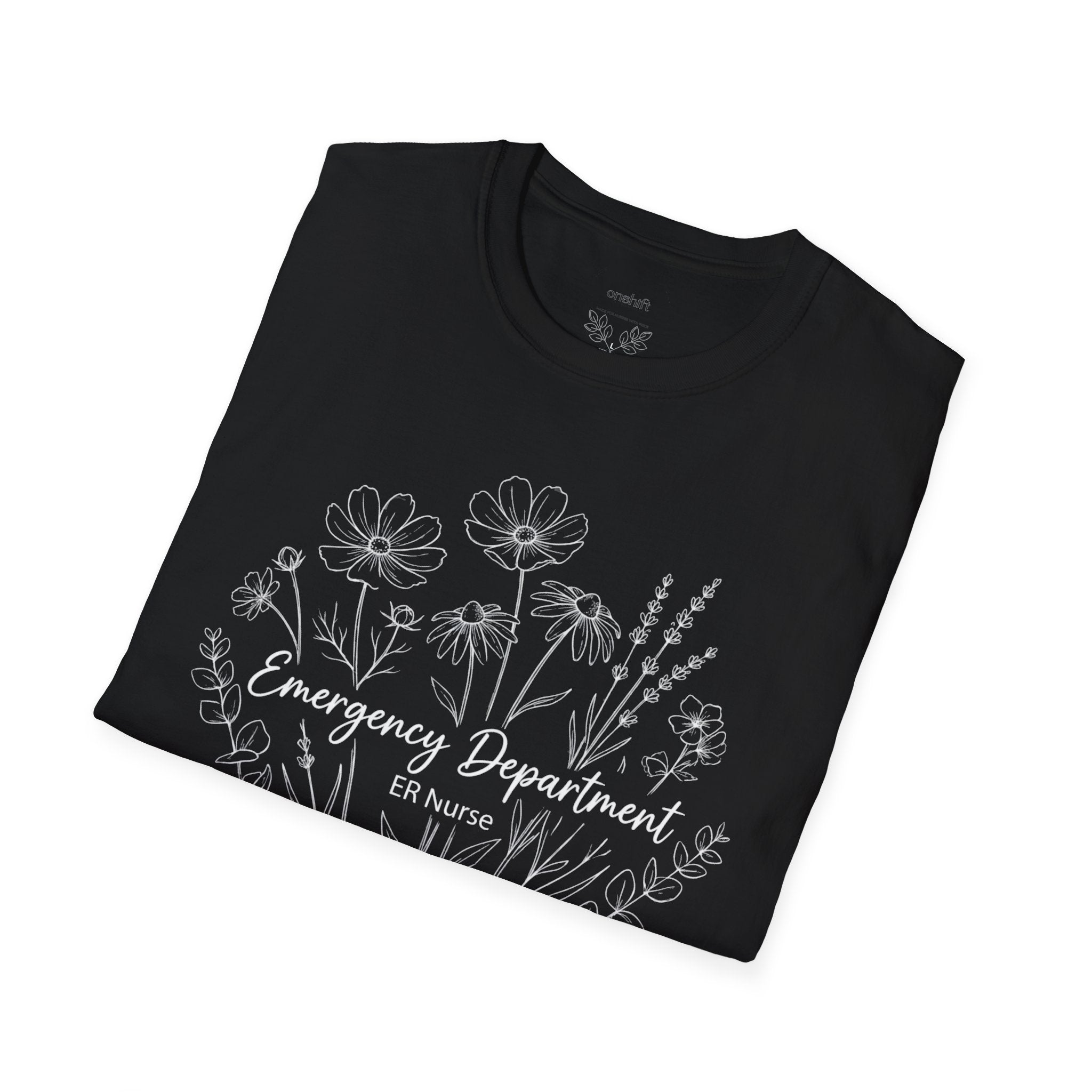 T-shirt Floral Infirmière RR