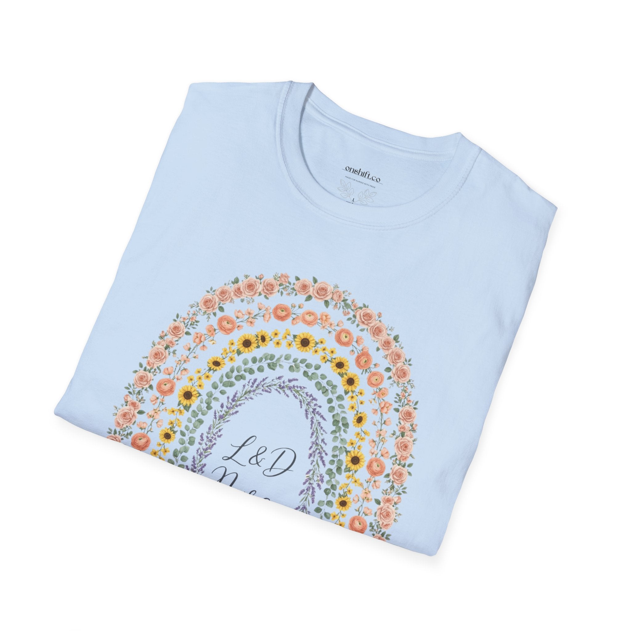 L&D Nurse Floral T-Shirt