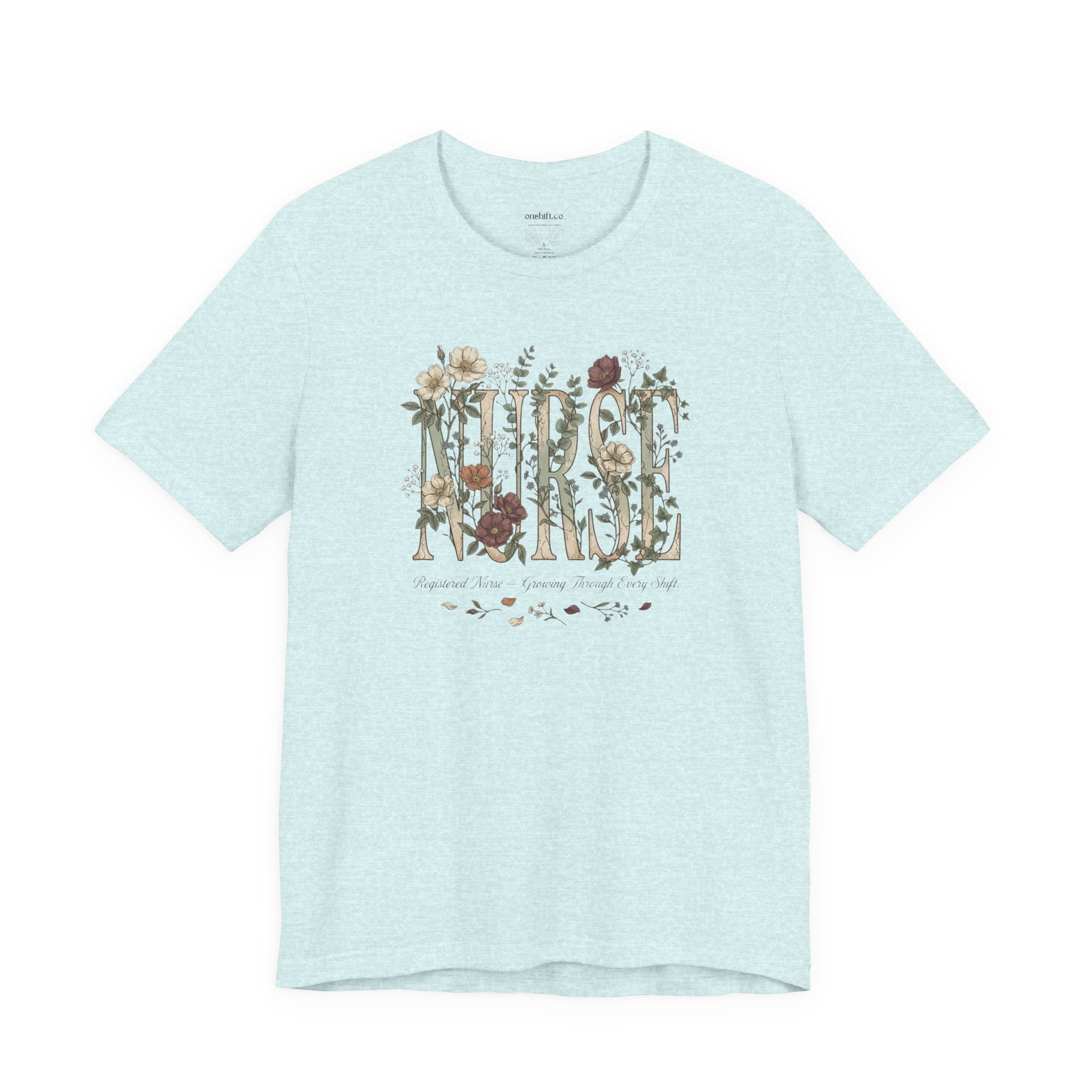 T-shirt infirmier(ère) floral