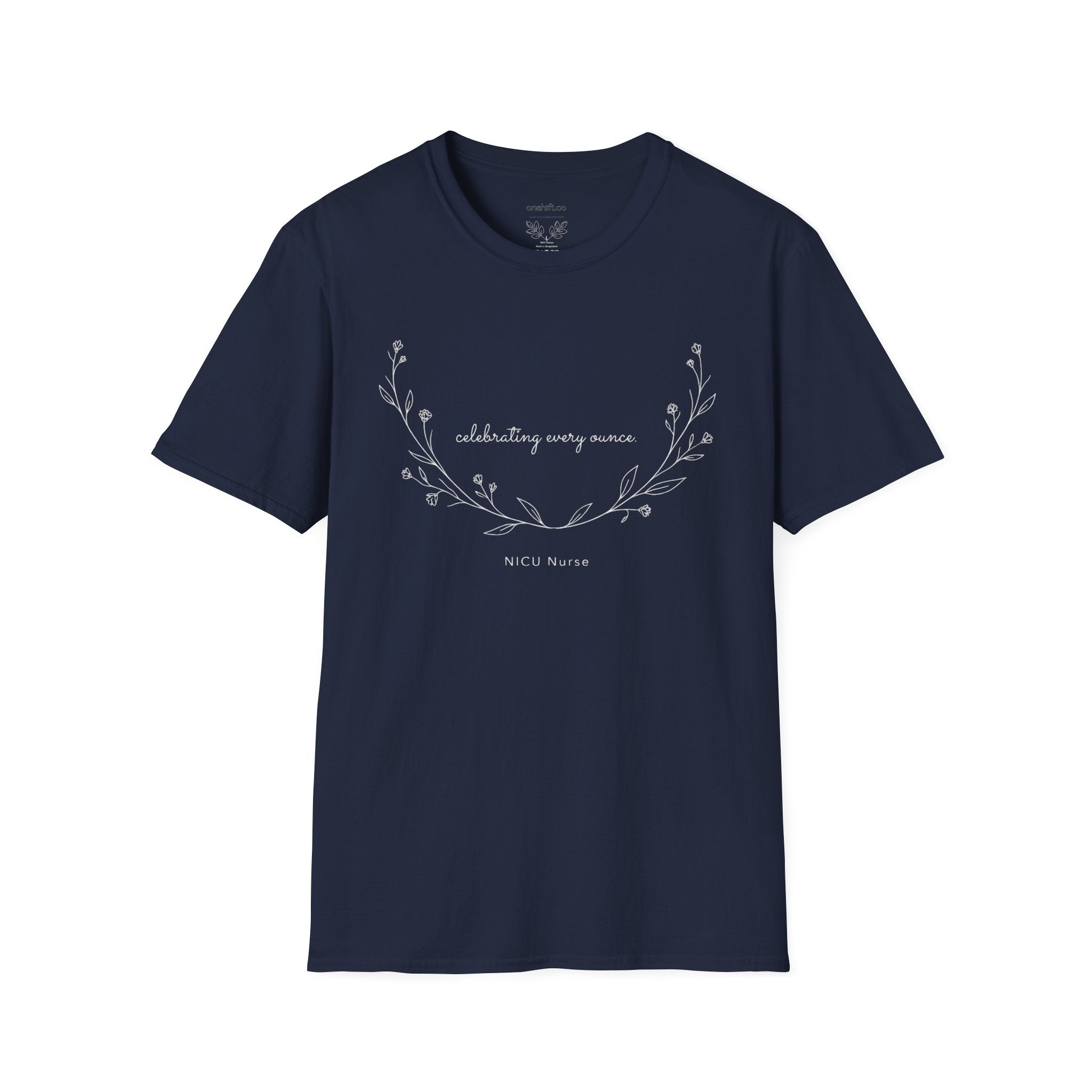 T-shirt NICU "Célébrons chaque gramme"