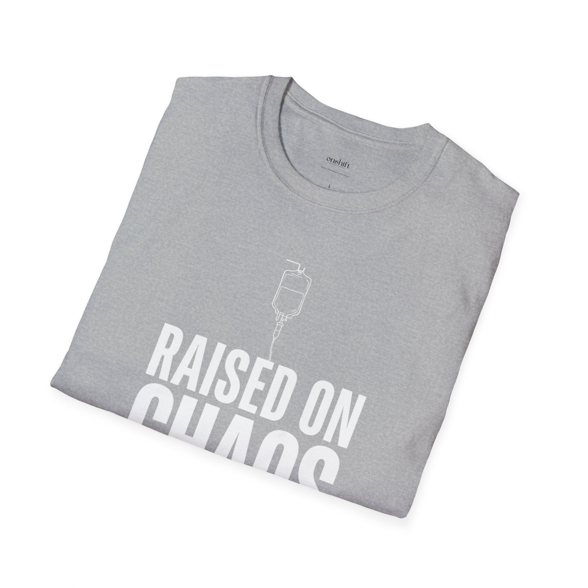 T-shirt Infirmière urgentiste élevée dans le chaos