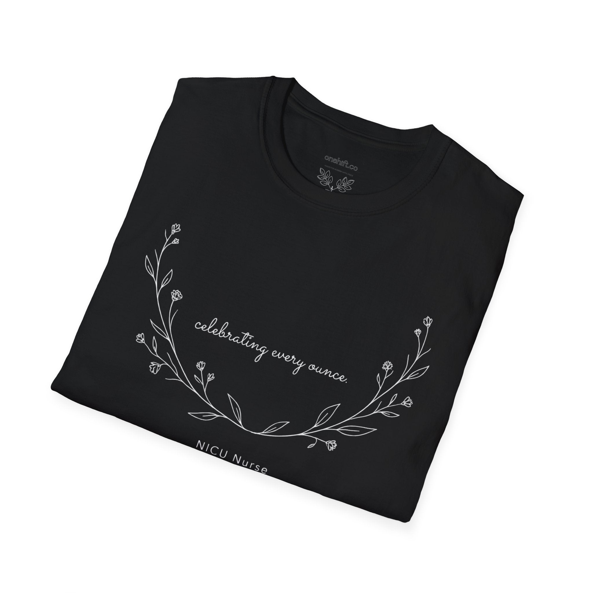 T-shirt NICU "Célébrons chaque gramme"