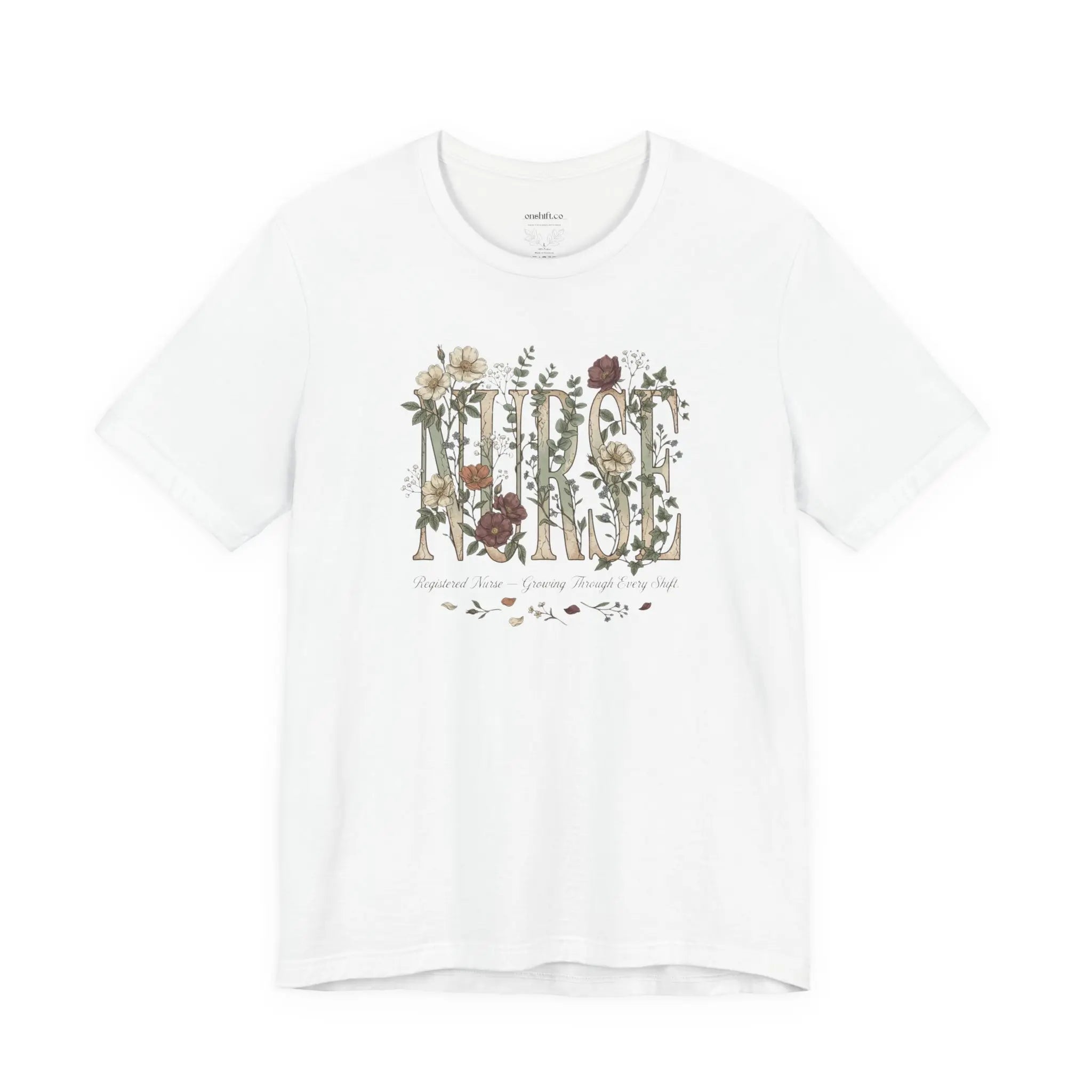 T-shirt infirmier(ère) floral
